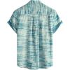 imageVATPAVE Mens Front Pocket Hawaiian Shirts Casual Floral Shirts Short Sleeve Button Down Beach Tropical ShirtsSkyblue