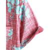 imageVATPAVE Mens Front Pocket Hawaiian Shirts Casual Floral Shirts Short Sleeve Button Down Beach Tropical ShirtsWinered Blue