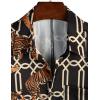 imageVATPAVE Mens Hawaiian Flamingo Shirts Casual Tropical Short Sleeve Button Down Shirt Summer Beach ShirtsBlack Tiger