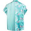 imageVATPAVE Mens Hawaiian Flamingo Shirts Casual Tropical Short Sleeve Button Down Shirt Summer Beach ShirtsBlue White