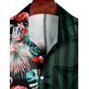 imageVATPAVE Mens Hawaiian Flamingo Shirts Casual Tropical Short Sleeve Button Down Shirt Summer Beach ShirtsBlueblack