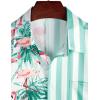 imageVATPAVE Mens Hawaiian Flamingo Shirts Casual Tropical Short Sleeve Button Down Shirt Summer Beach ShirtsCoconut Flamingo