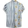 imageVATPAVE Mens Hawaiian Flamingo Shirts Casual Tropical Short Sleeve Button Down Shirt Summer Beach ShirtsNavy