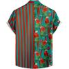 imageVATPAVE Mens Hawaiian Flamingo Shirts Casual Tropical Short Sleeve Button Down Shirt Summer Beach ShirtsRed Parrot