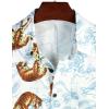 imageVATPAVE Mens Hawaiian Flamingo Shirts Casual Tropical Short Sleeve Button Down Shirt Summer Beach ShirtsWhite Tiger