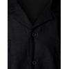 imageVATPAVE Mens Linen Cuban Guayabera Shirts Casual Button Down Short Sleeve Summer ShirtsBlack