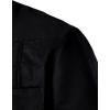 imageVATPAVE Mens Linen Cuban Guayabera Shirts Casual Button Down Short Sleeve Summer ShirtsBlack