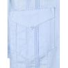 imageVATPAVE Mens Linen Cuban Guayabera Shirts Casual Button Down Short Sleeve Summer ShirtsLight Blue
