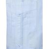 imageVATPAVE Mens Linen Cuban Guayabera Shirts Casual Button Down Short Sleeve Summer ShirtsLight Blue