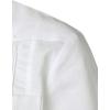 imageVATPAVE Mens Linen Cuban Guayabera Shirts Casual Button Down Short Sleeve Summer ShirtsWhite