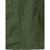 imageVATPAVE Mens Short Sleeve Button Down Cuban Guayabera ShirtsArmy Green