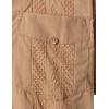 imageVATPAVE Mens Short Sleeve Button Down Cuban Guayabera ShirtsBrown