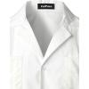 imageVATPAVE Mens Short Sleeve Button Down Cuban Guayabera ShirtsDaisy