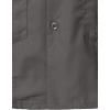 imageVATPAVE Mens Short Sleeve Button Down Cuban Guayabera ShirtsDark Gray