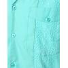 imageVATPAVE Mens Short Sleeve Button Down Cuban Guayabera ShirtsGreen