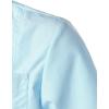 imageVATPAVE Mens Short Sleeve Button Down Cuban Guayabera ShirtsLight Blue