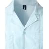 imageVATPAVE Mens Short Sleeve Button Down Cuban Guayabera ShirtsLight Blue