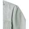 imageVATPAVE Mens Short Sleeve Button Down Cuban Guayabera ShirtsLight Gray