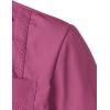 imageVATPAVE Mens Short Sleeve Button Down Cuban Guayabera ShirtsLight Purple
