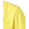 imageVATPAVE Mens Short Sleeve Button Down Cuban Guayabera ShirtsLight Yellow