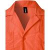imageVATPAVE Mens Short Sleeve Button Down Cuban Guayabera ShirtsOrange