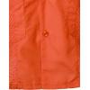 imageVATPAVE Mens Short Sleeve Button Down Cuban Guayabera ShirtsOrange
