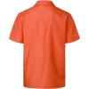 imageVATPAVE Mens Short Sleeve Button Down Cuban Guayabera ShirtsOrange