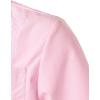 imageVATPAVE Mens Short Sleeve Button Down Cuban Guayabera ShirtsPink