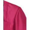 imageVATPAVE Mens Short Sleeve Button Down Cuban Guayabera ShirtsRosered