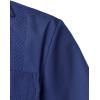 imageVATPAVE Mens Short Sleeve Button Down Cuban Guayabera ShirtsRoyalblue