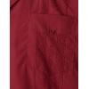 imageVATPAVE Mens Short Sleeve Button Down Cuban Guayabera ShirtsWinered