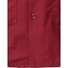 imageVATPAVE Mens Short Sleeve Button Down Cuban Guayabera ShirtsWinered