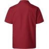 imageVATPAVE Mens Short Sleeve Button Down Cuban Guayabera ShirtsWinered