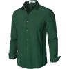 imageVATPAVE Mens Stretch Dress Shirts  Business Formal Long Sleeve Slim Fit Button Down Wedding Prom ShirtsBlack Green