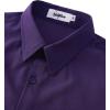 imageVATPAVE Mens Stretch Dress Shirts  Business Formal Long Sleeve Slim Fit Button Down Wedding Prom ShirtsDark Purple
