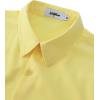 imageVATPAVE Mens Stretch Dress Shirts  Business Formal Long Sleeve Slim Fit Button Down Wedding Prom ShirtsLight Yellow