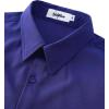 imageVATPAVE Mens Stretch Dress Shirts  Business Formal Long Sleeve Slim Fit Button Down Wedding Prom ShirtsRoyal Blue