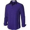 imageVATPAVE Mens Stretch Dress Shirts  Business Formal Long Sleeve Slim Fit Button Down Wedding Prom ShirtsRoyal Blue