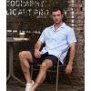 imageVATPAVE Mens Striped Summer Shirt Casual Button Down Short Sleeve Beach Shirts Cotton Linen Shirts for MenLight Blue
