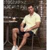 imageVATPAVE Mens Striped Summer Shirt Casual Button Down Short Sleeve Beach Shirts Cotton Linen Shirts for MenYellow