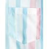imageVATPAVE Mens Striped Summer Shirts Casual Button Down Short Sleeve Beach Stylish Untucked Hawaiian ShirtsBlue Pink