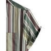 imageVATPAVE Mens Striped Summer Shirts Casual Button Down Short Sleeve Beach Stylish Untucked Hawaiian ShirtsBrowngreen