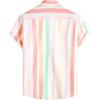 imageVATPAVE Mens Striped Summer Shirts Casual Button Down Short Sleeve Beach Stylish Untucked Hawaiian ShirtsWhitepink