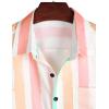 imageVATPAVE Mens Striped Summer Shirts Casual Button Down Short Sleeve Beach Stylish Untucked Hawaiian ShirtsWhitepink