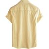 imageVATPAVE Mens Summer Cuban Collar Shirts Short Sleeve Button Down Beach Shirts Regular Fit Hawaiian Shirts with PocketKhaki