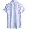 imageVATPAVE Mens Summer Cuban Collar Shirts Short Sleeve Button Down Beach Shirts Regular Fit Hawaiian Shirts with PocketWhite