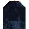 imageVATPAVE Mens Summer Jacquard Regular Fit Shirts Casual Button Down Short Sleeve Beach Tops with PocketNavy