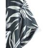 imageVATPAVE Mens Summer Striped Shirts Button Down Short Sleeve Vintage Beach Hawaiian Shirts with PocketBlack Beige