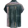 imageVATPAVE Mens Summer Striped Shirts Button Down Short Sleeve Vintage Beach Hawaiian Shirts with PocketBlack Red