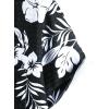 imageVATPAVE Mens Summer Striped Shirts Button Down Short Sleeve Vintage Beach Hawaiian Shirts with PocketBlack White